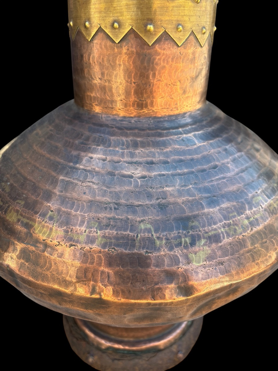 Hammered Copper Jar – Early 18th Century – Mise De Chaland d'Aoste-photo-4