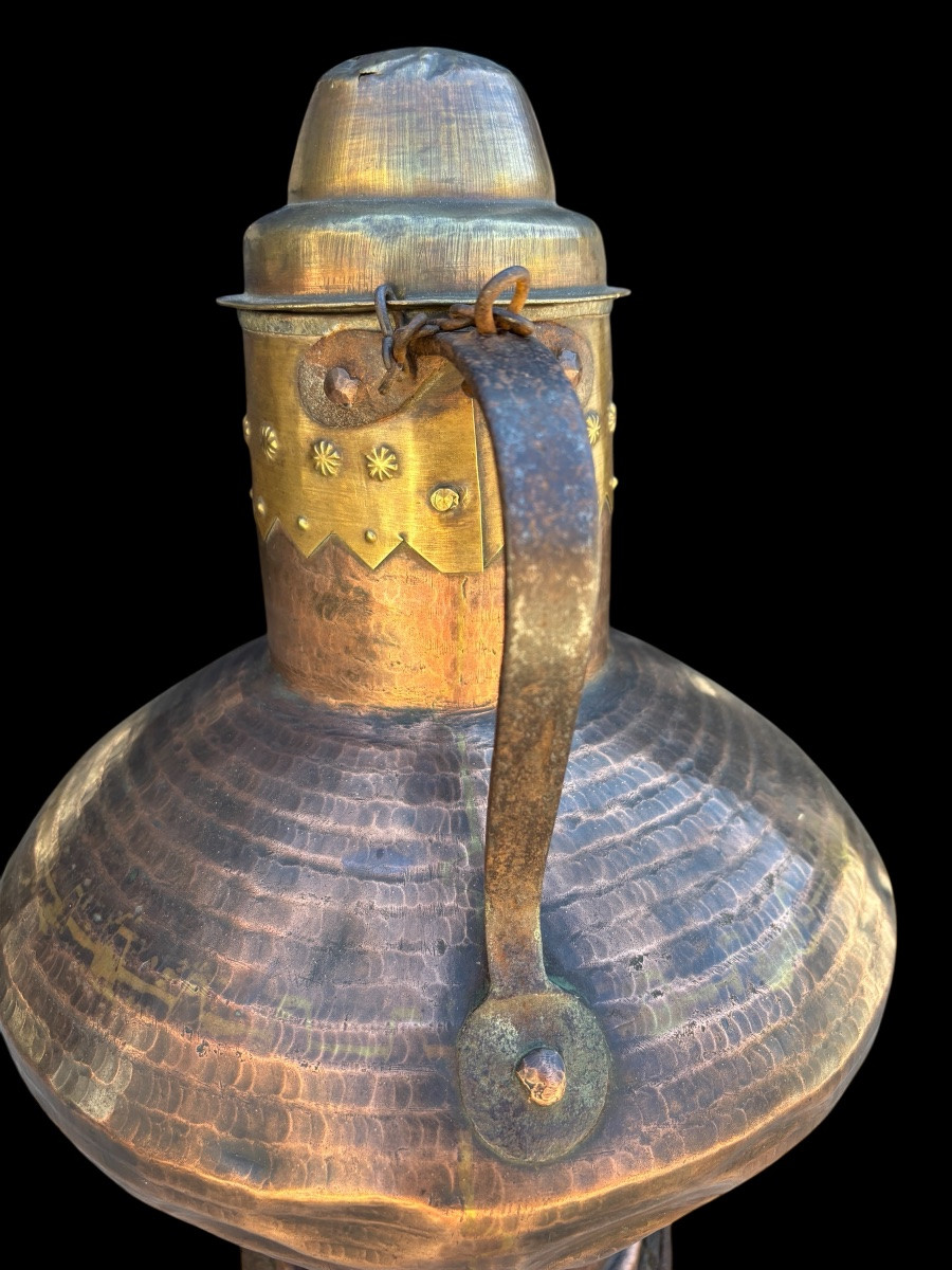 Hammered Copper Jar – Early 18th Century – Mise De Chaland d'Aoste-photo-4
