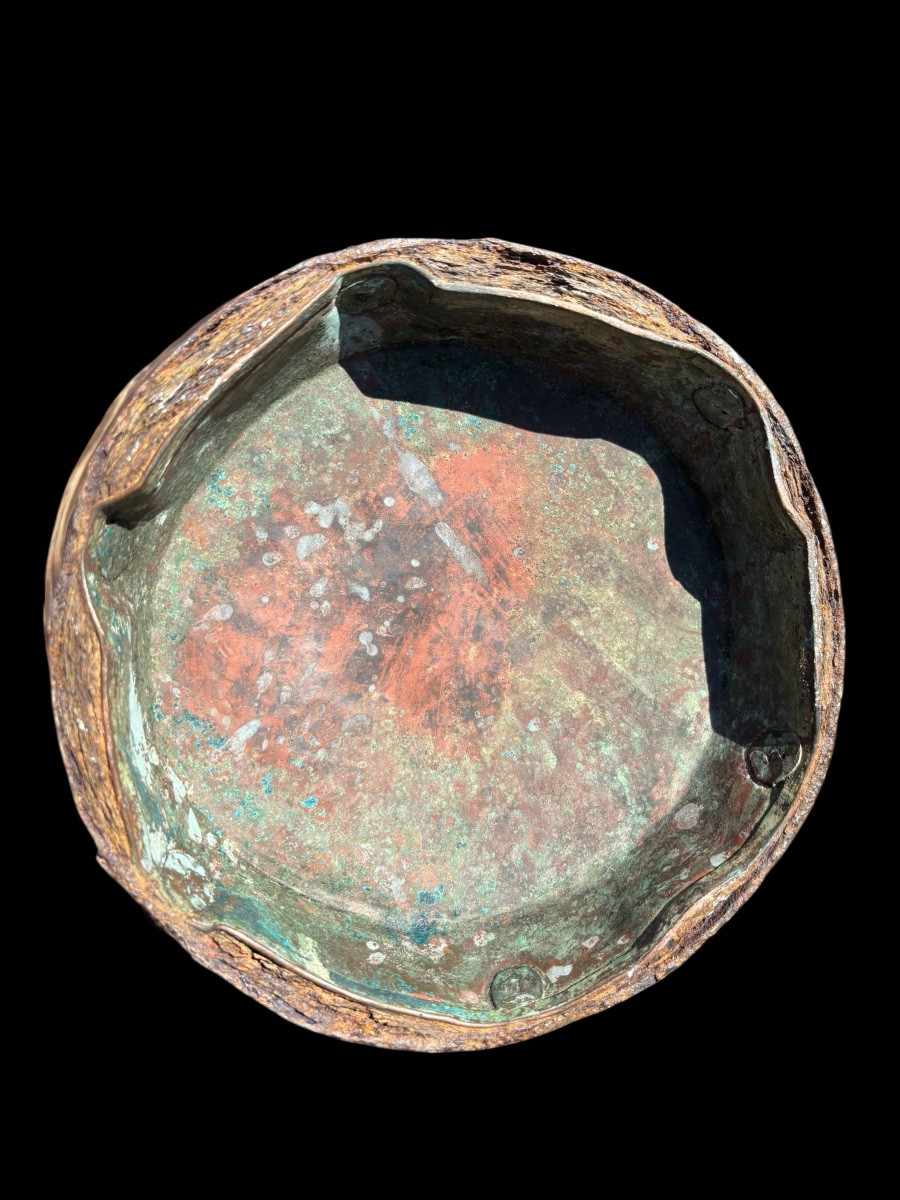 Hammered Copper Jar – Early 18th Century – Mise De Chaland d'Aoste-photo-5