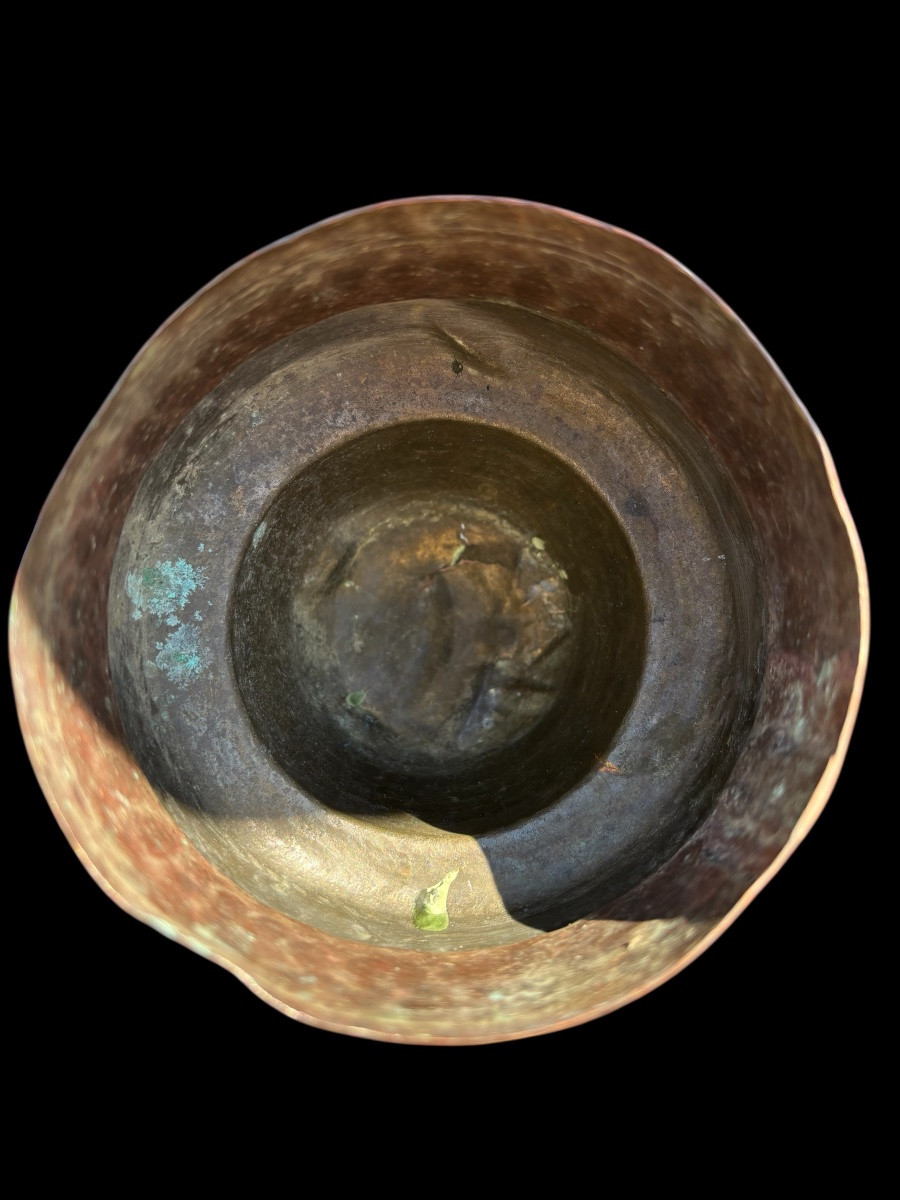 Hammered Copper Jar – Early 18th Century – Mise De Chaland d'Aoste-photo-7