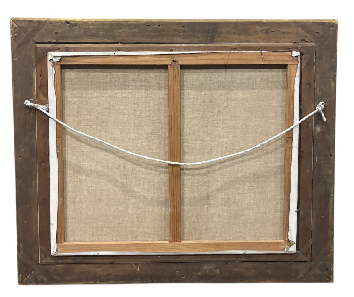 Bernard Lereboullet (1929–2024) — Scène d’intérieur autour d’une table, huile sur toile signée-photo-3