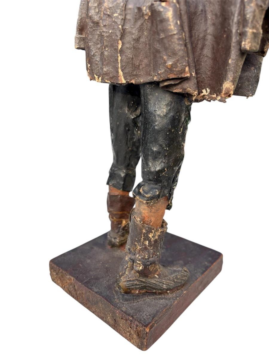 Couple de Mendiants Napolitains – Terre Cuite et Toile Cirée – Début XIXᵉ Siècle-photo-8