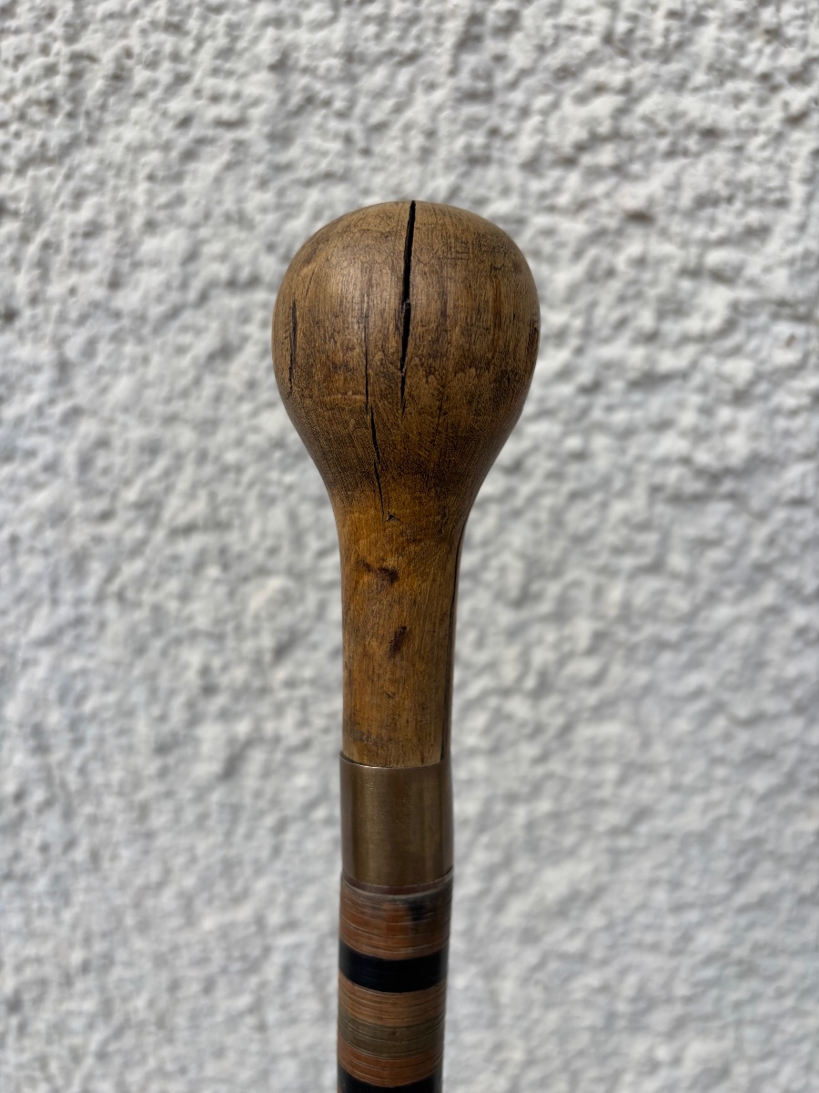 Horn Self-defense Cane, Late 19th Century-photo-2