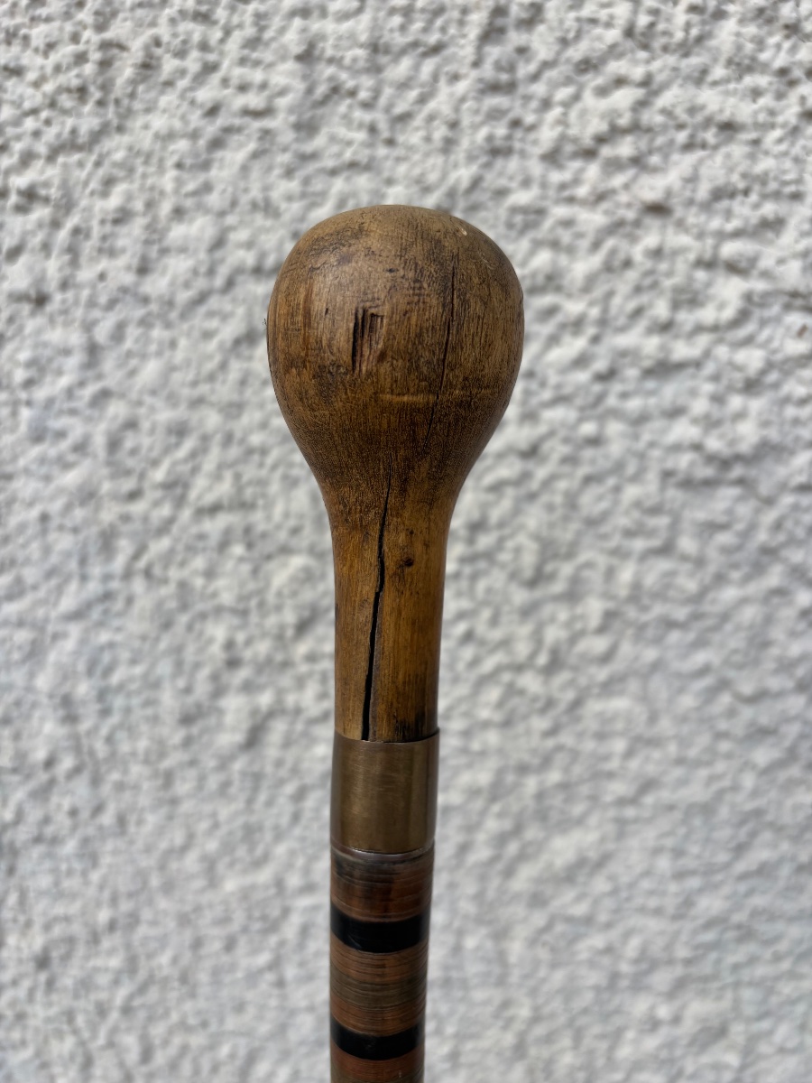 Horn Self-defense Cane, Late 19th Century-photo-4