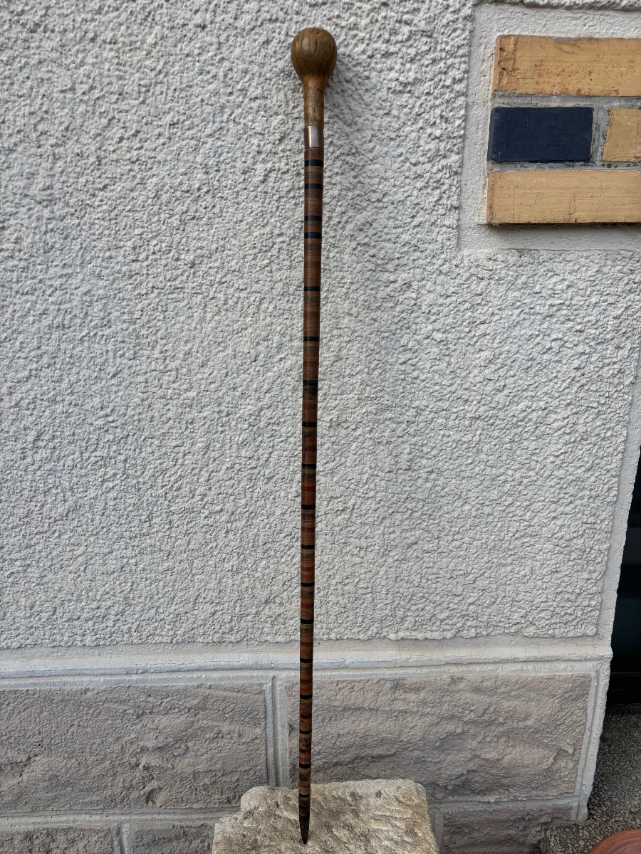 Horn Self-defense Cane, Late 19th Century