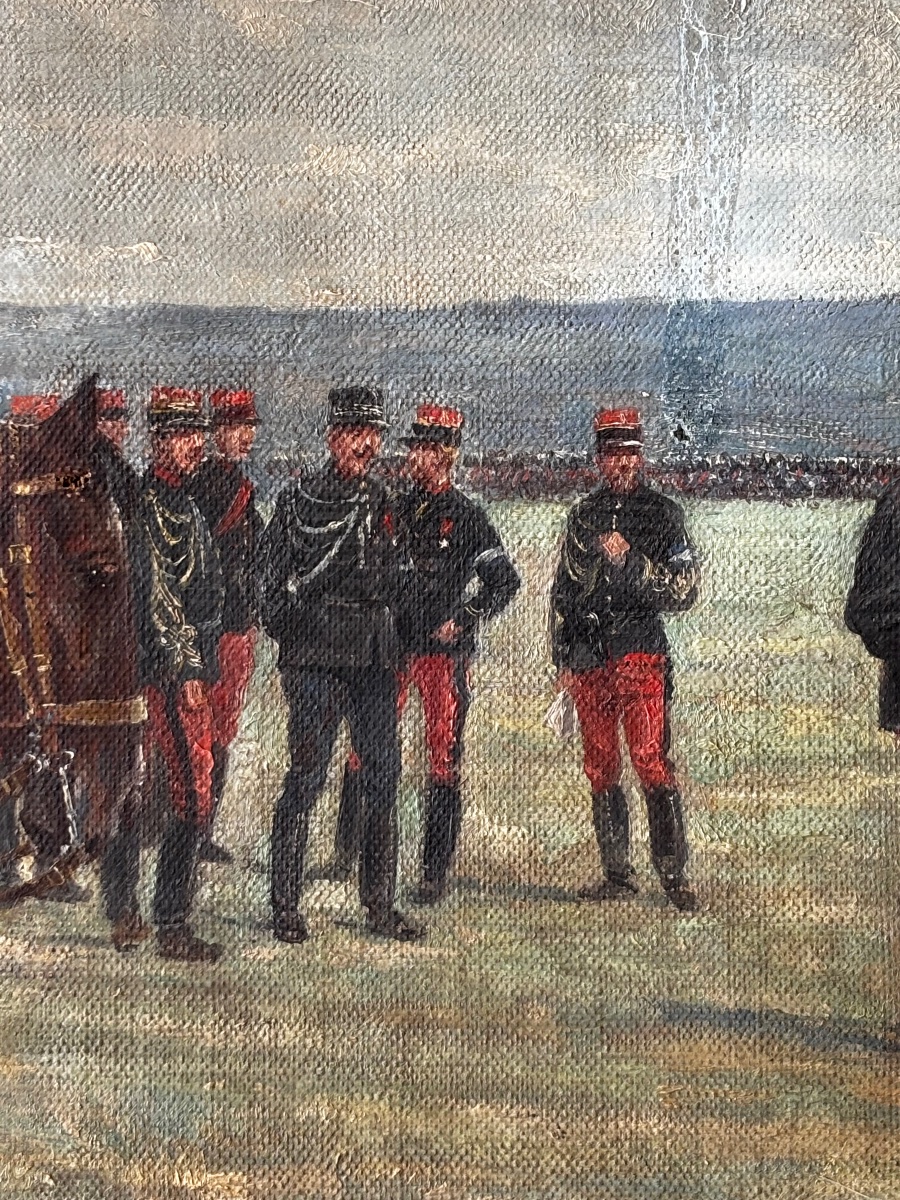  Émile Chepfer (1876-1944) – Préparation à la bataille, huile sur toile. Maréchal LYAUTEY -photo-2