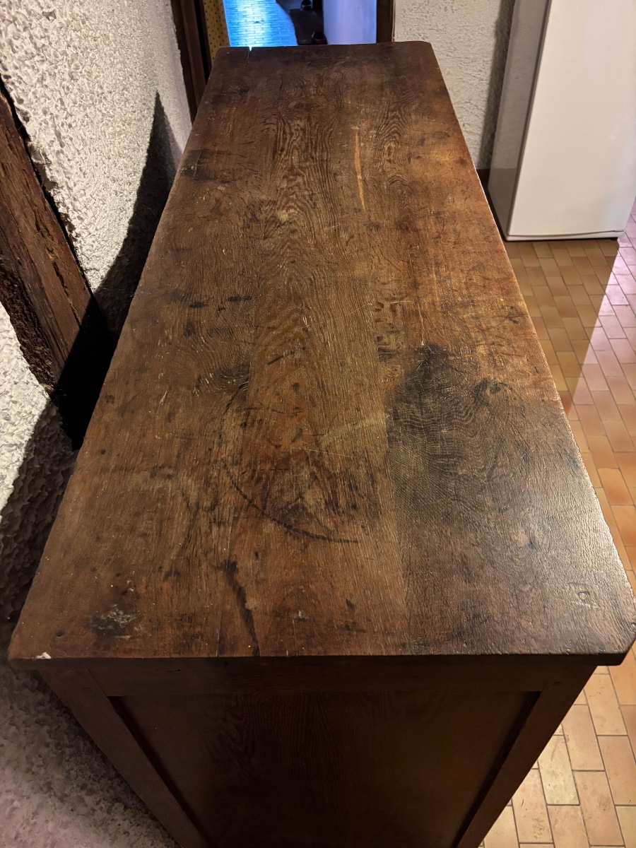 Mid-19th-century Oak Sideboard-photo-2
