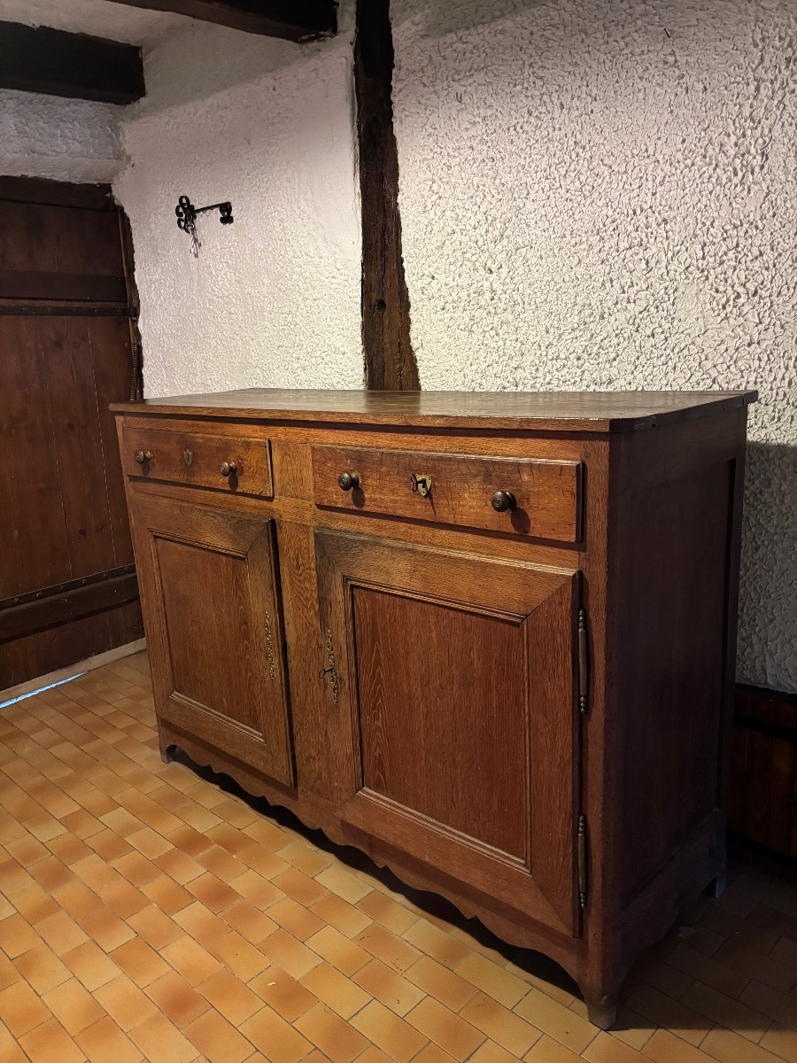 Mid-19th-century Oak Sideboard-photo-1