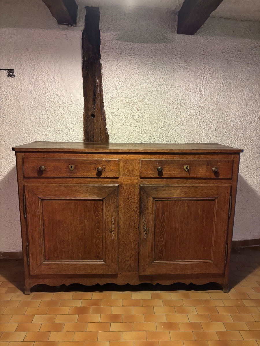 Mid-19th-century Oak Sideboard