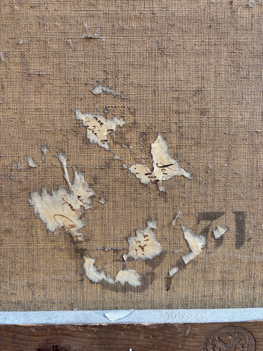 PORTRAIT DE JEUNE FEMME – HUILE SUR TOILE – SIGNÉ C. KLEIN – 1887-photo-5