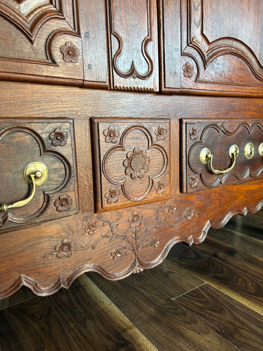 Lorraine Oak Cabinet – Colombey-les-belles Region, Mid-19th Century-photo-6