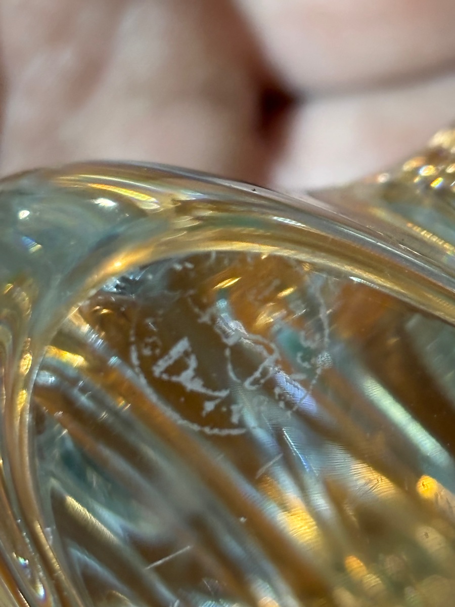 Baccarat Crystal Lamp Base With A Twisted Design, 20th Century-photo-6