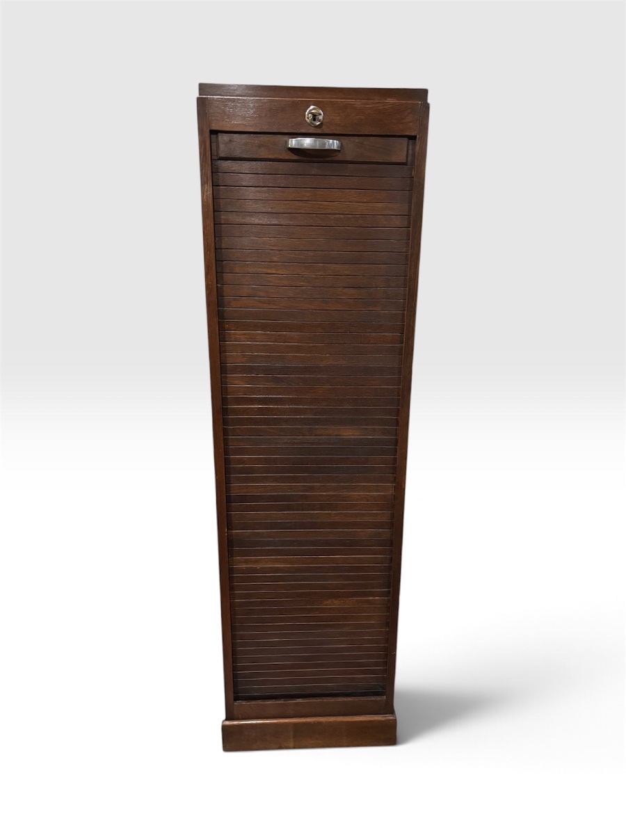 Wooden Desk Filing Cabinet, 1950s-photo-2