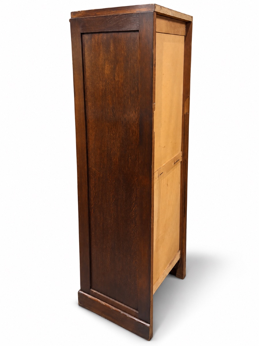 Wooden Desk Filing Cabinet, 1950s-photo-4