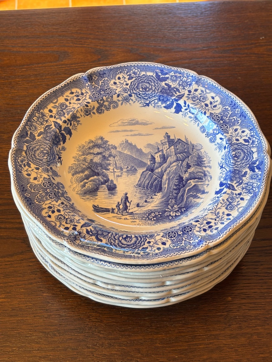 Service de table Villeroy & Boch Burgenland bleu – 68 pièces-photo-3
