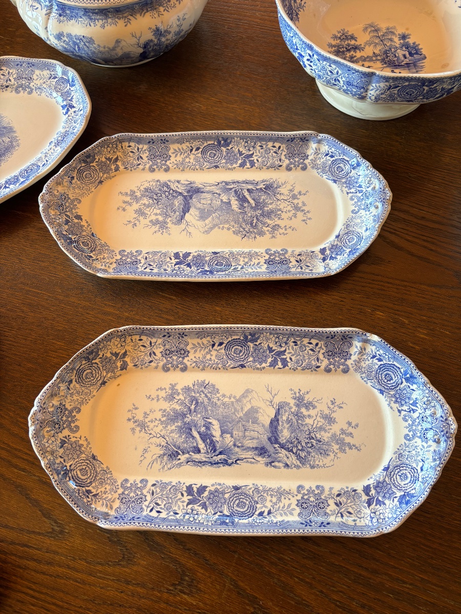 Service de table Villeroy & Boch Burgenland bleu – 68 pièces-photo-4