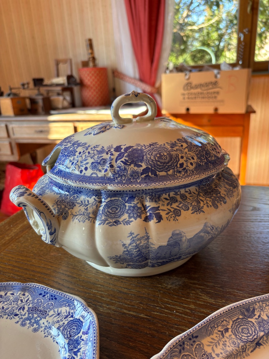 Service de table Villeroy & Boch Burgenland bleu – 68 pièces-photo-4
