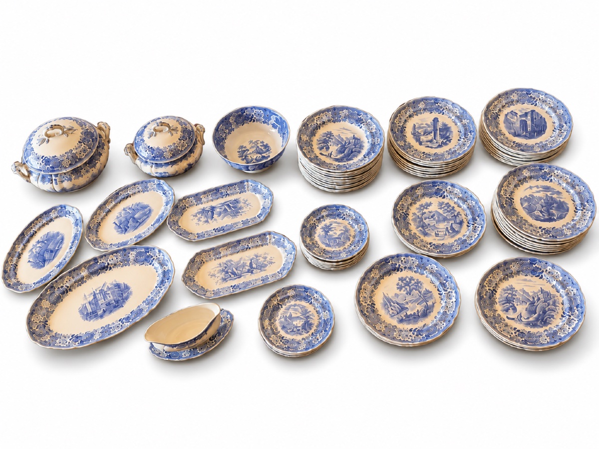 Service de table Villeroy & Boch Burgenland bleu – 68 pièces