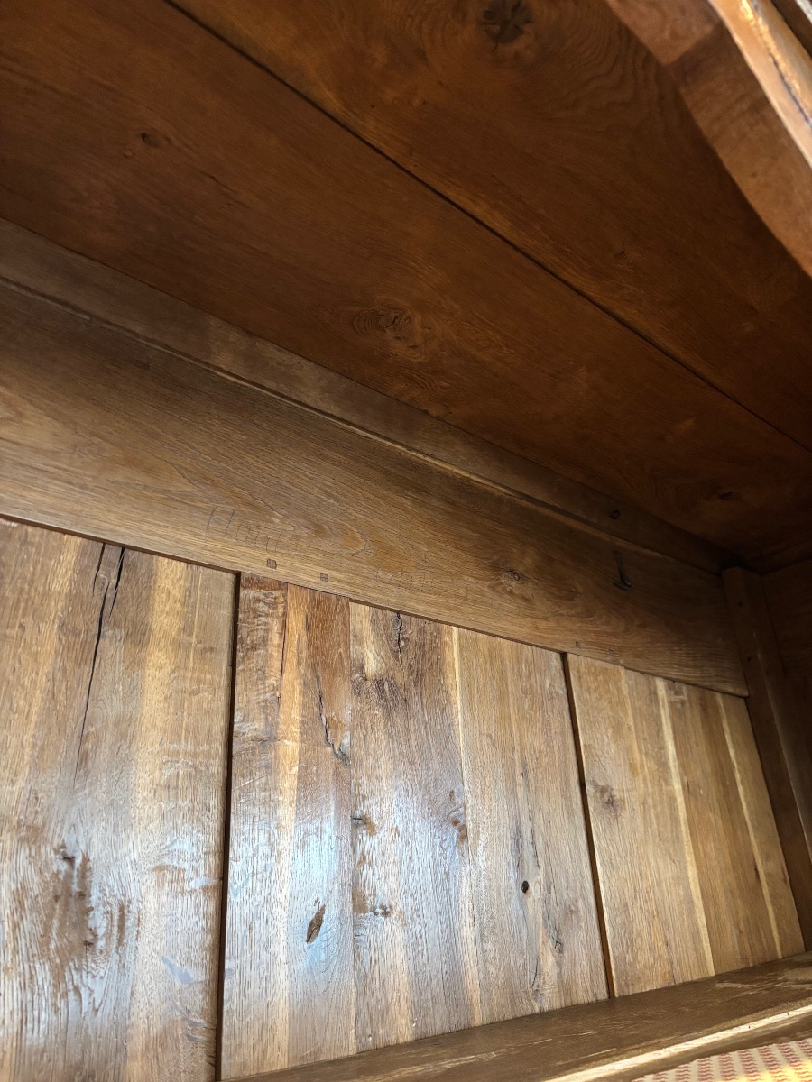 Lorraine Cabinet In Oak And Quetschier, Mid-19th Century-photo-7