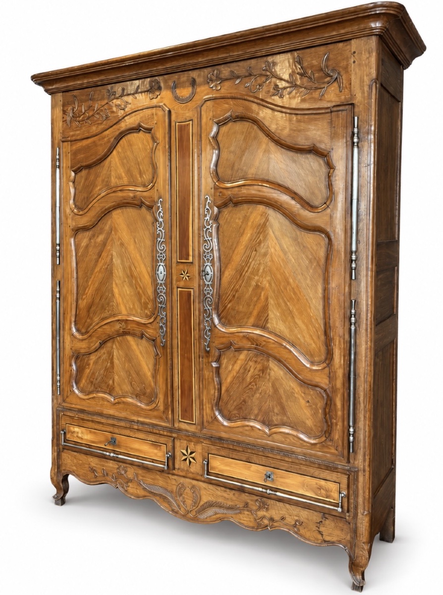 Lorraine Cabinet In Oak And Quetschier, Mid-19th Century