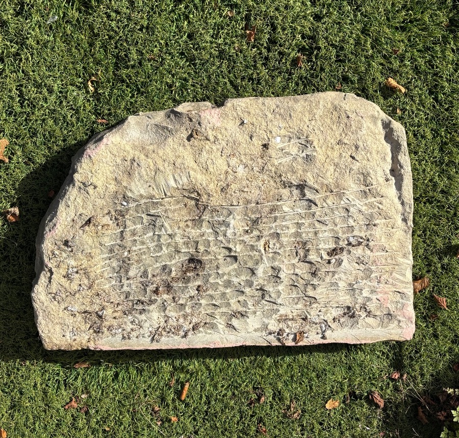 Carved Stone Gothic Lintel – 13th Century-photo-2