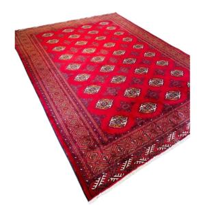 Handmade Bokhara Rug – 215 × 285 Cm – Uzbekistan – Professionally Cleaned Wool