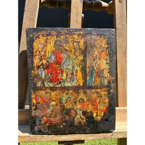 Ancient Orthodox Icon – Christ Pantocrator – 18th Century