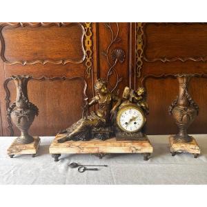 “harmonie” Fireplace Mantelpiece – L. & F. Moreau, Circa 1900
