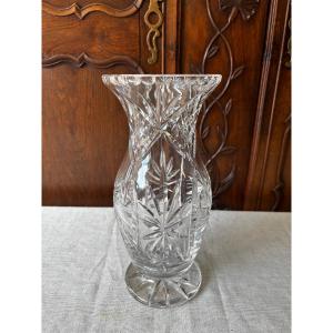 Cut Crystal Vase – Made In France, Circa 1950