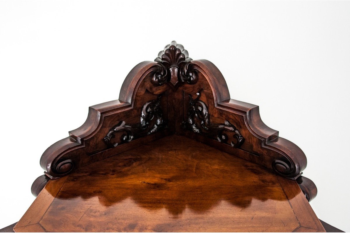 Corner Dresser In Walnut, Circa 1900.-photo-2