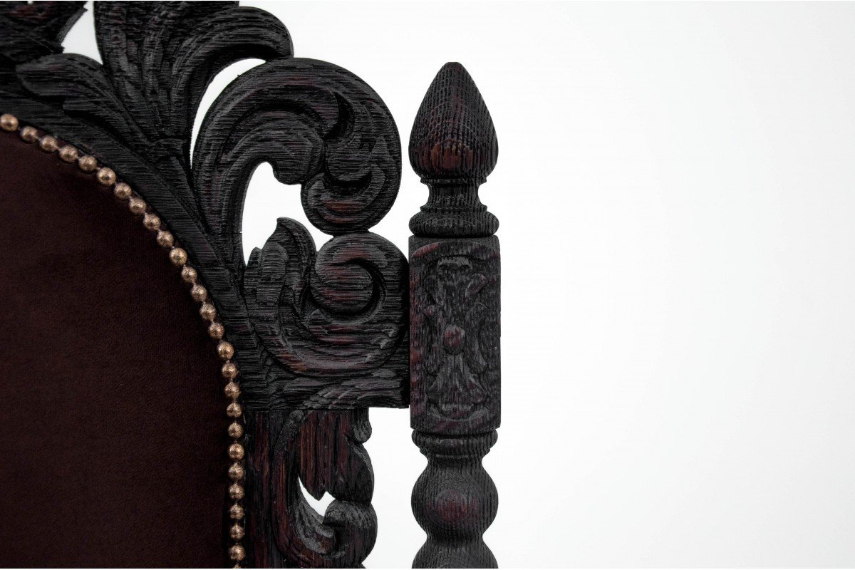 Fauteuil - Trône, Europe Occidentale, Vers 1910.-photo-5