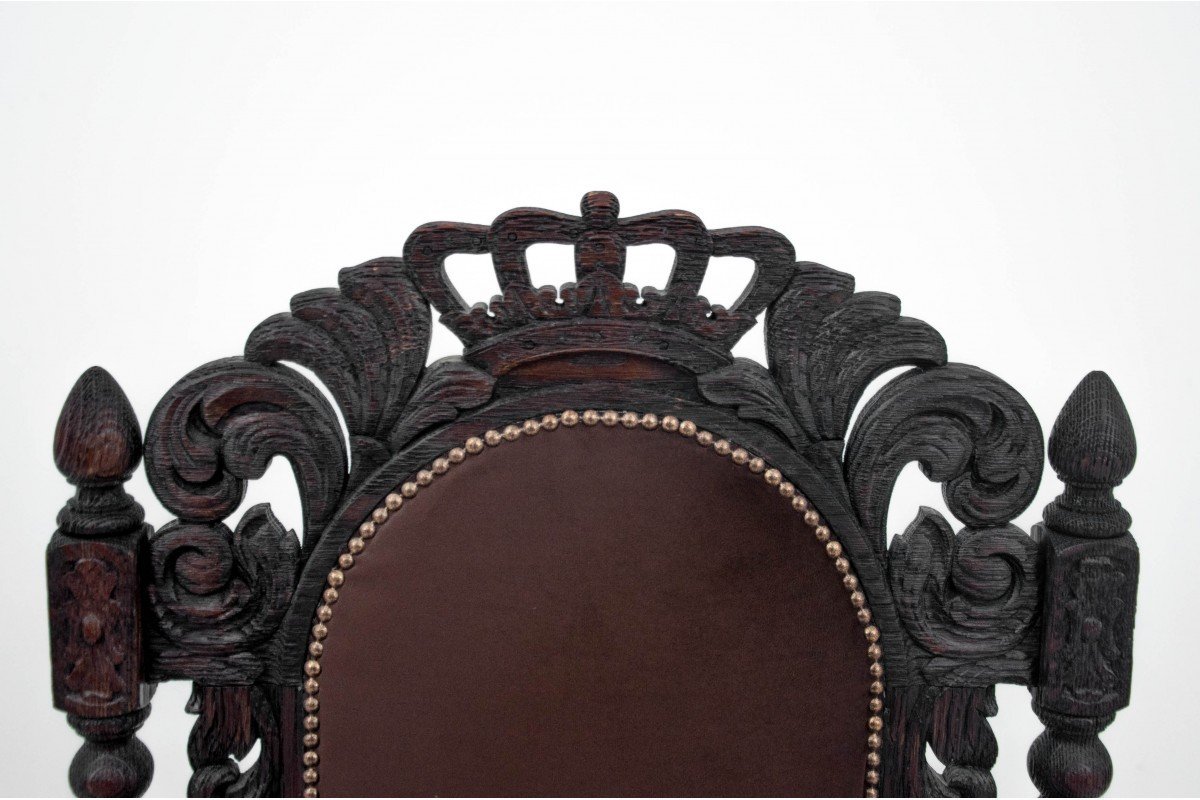 Fauteuil - Trône, Europe Occidentale, Vers 1910.-photo-6