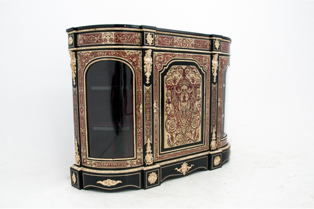 Cabinet Boulle, France, Vers 1860.-photo-4