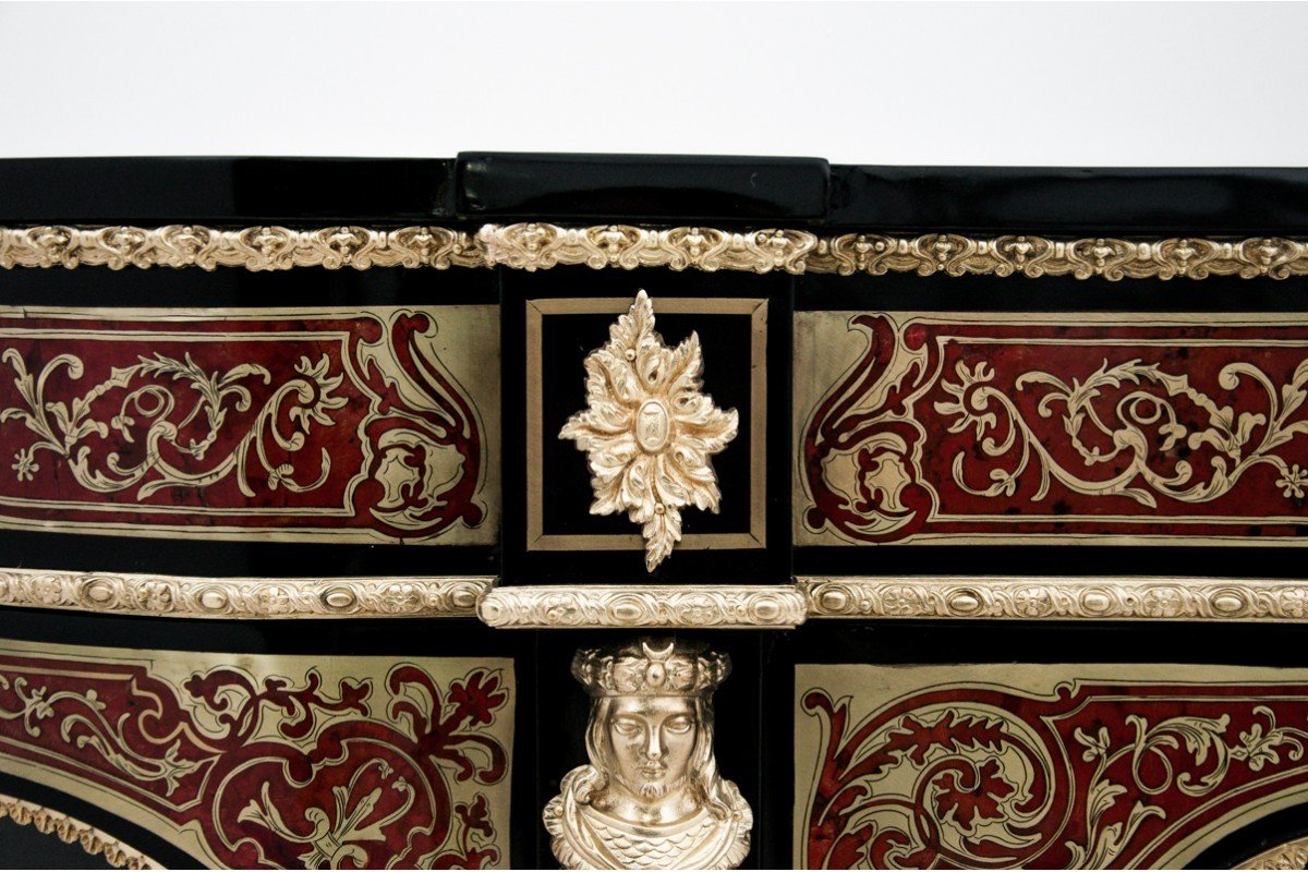 Cabinet Boulle, France, Vers 1860.-photo-4
