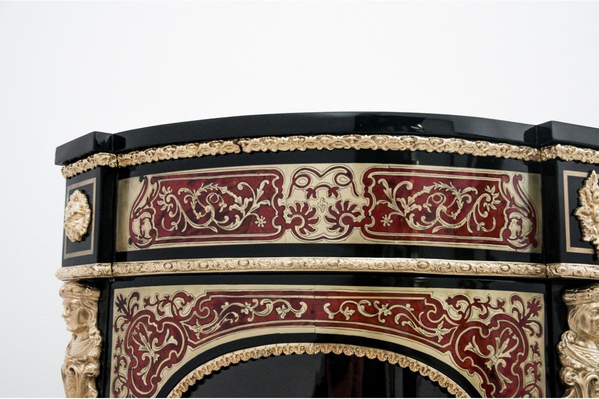 Cabinet Boulle, France, Vers 1860.-photo-5