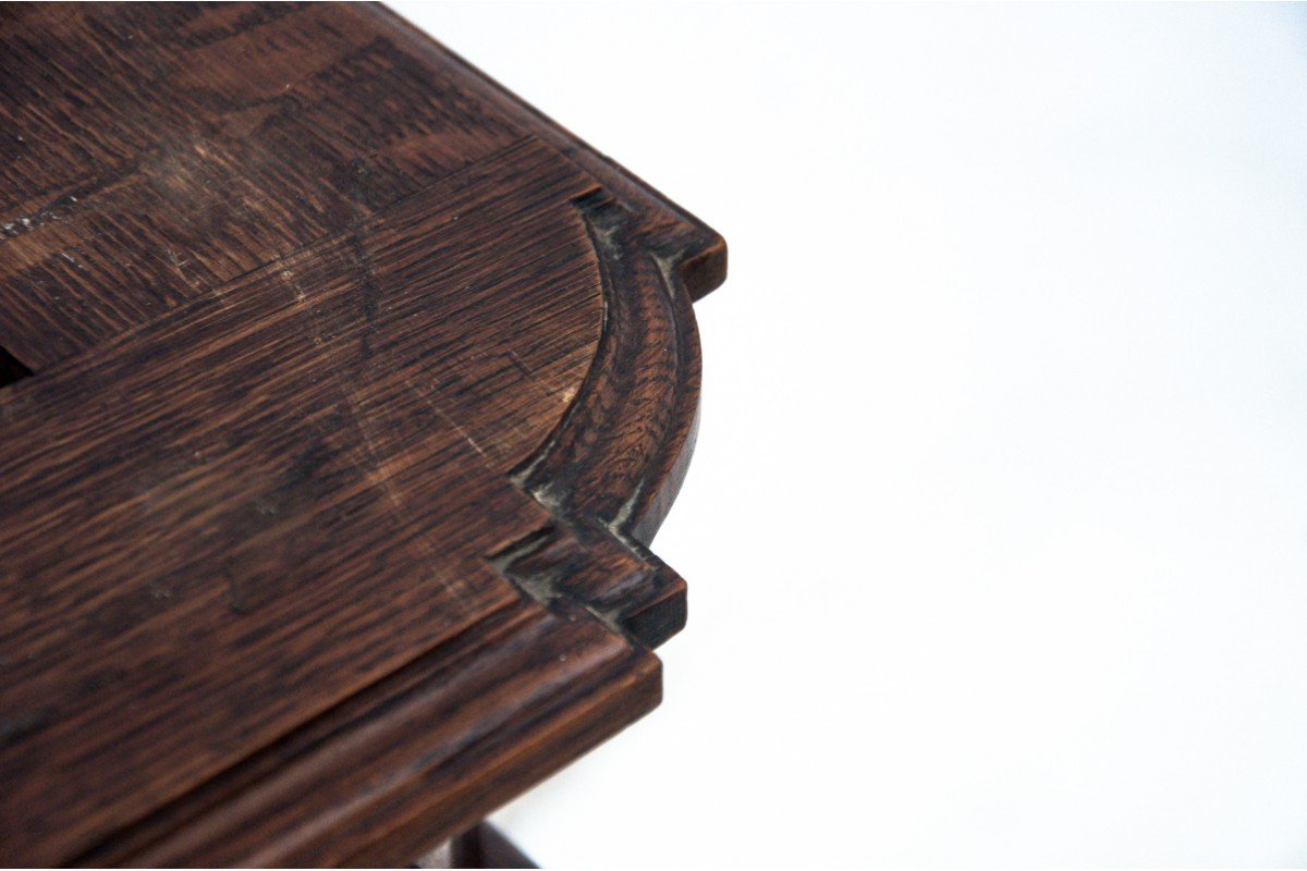 Old Oak Wardrobe, France, Late Nineteenth Century.-photo-4