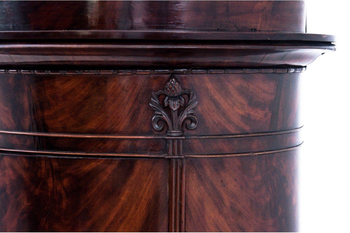 Biedermeier Terminal Cabinet, Northern Europe, Circa 1870.-photo-3