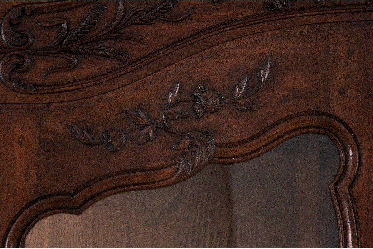Bookcase In Carved Wood, France, Circa 1850.-photo-5