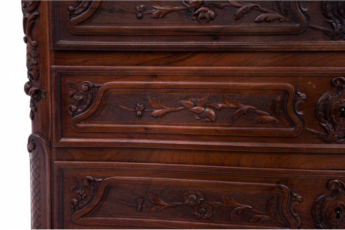 Commode Ancienne En Pierre, Europe De l'Ouest, Fin Du XIXe Siècle.-photo-2
