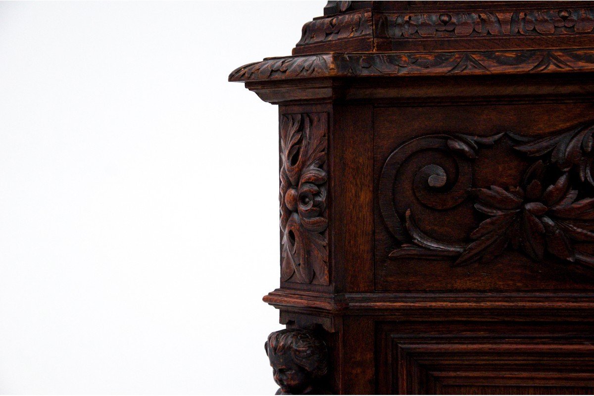 Carved Wardrobe, France, Circa 1880.-photo-3