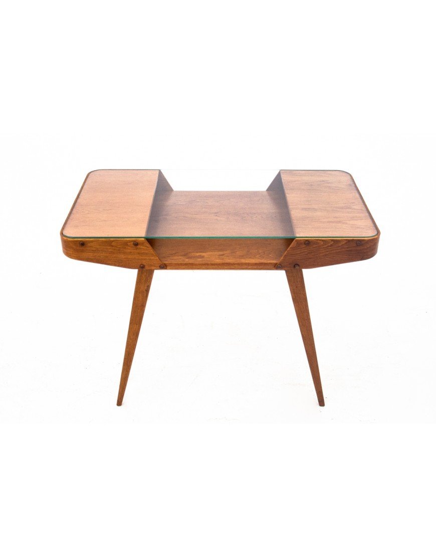 Table Basse, Design Tchèque, Années 1960 Après Rénovation.