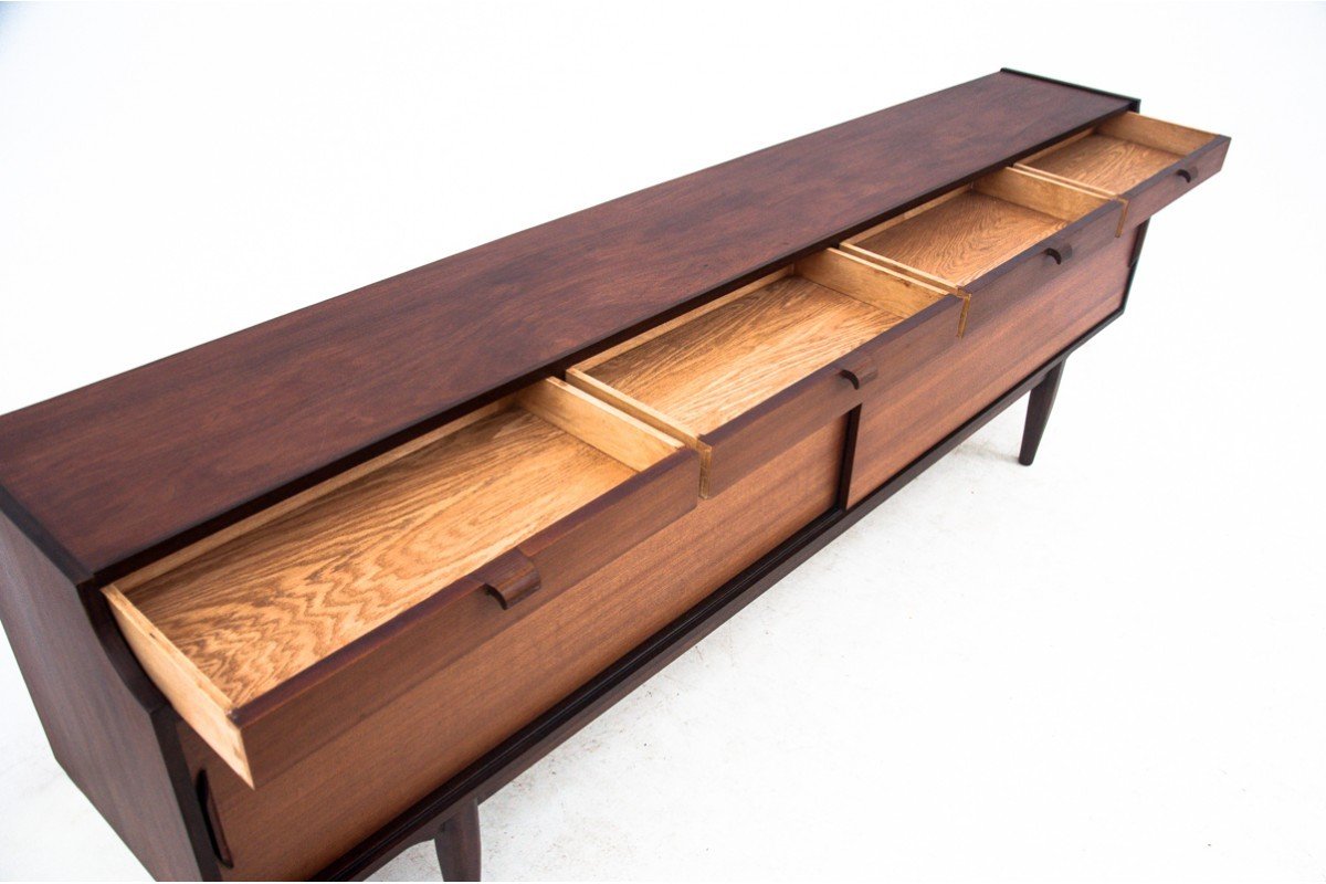 Vintage Modern Teak Sideboard, Denmark, 1960s-photo-8