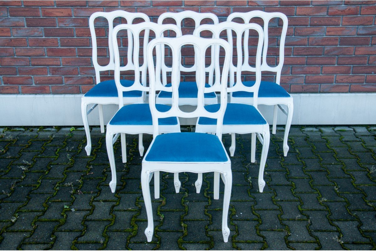 Chaises, Europe Du Nord, Vers 1920. Après Rénovation.