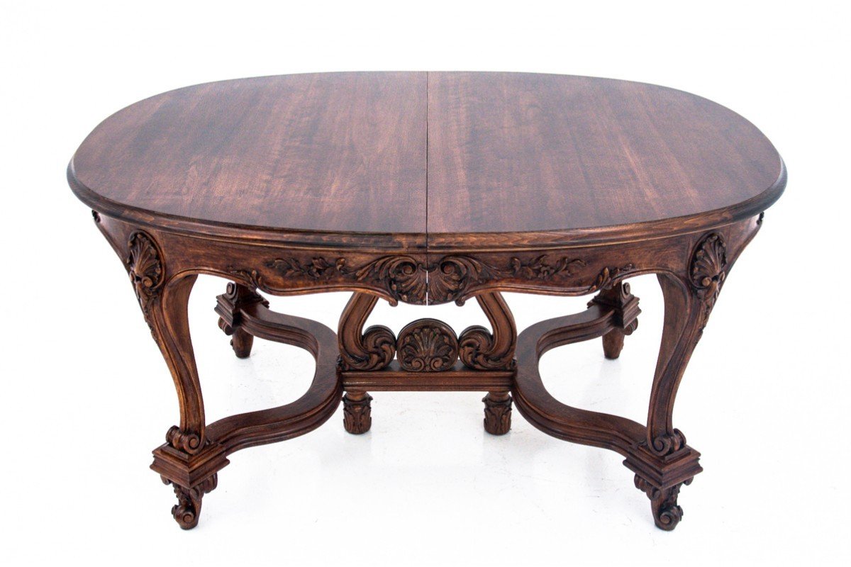 Antique Table From The End Of The 19th Century, Western Europe. After Renovation.