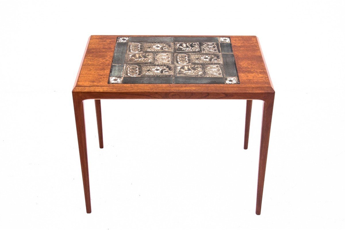 Ceramic Side Table, Denmark, 1960s. After Renovation.