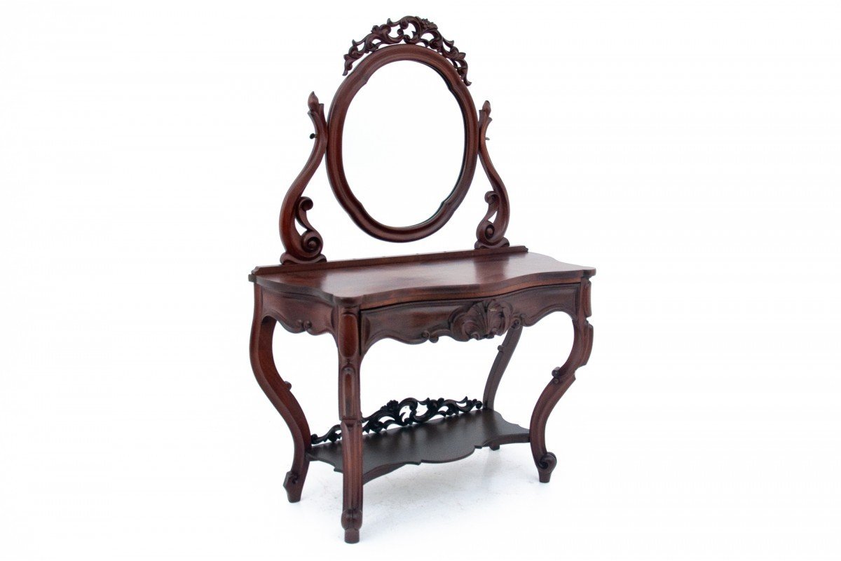 Old Dressing Table, Northern Europe, Circa 1880. After Renovation.