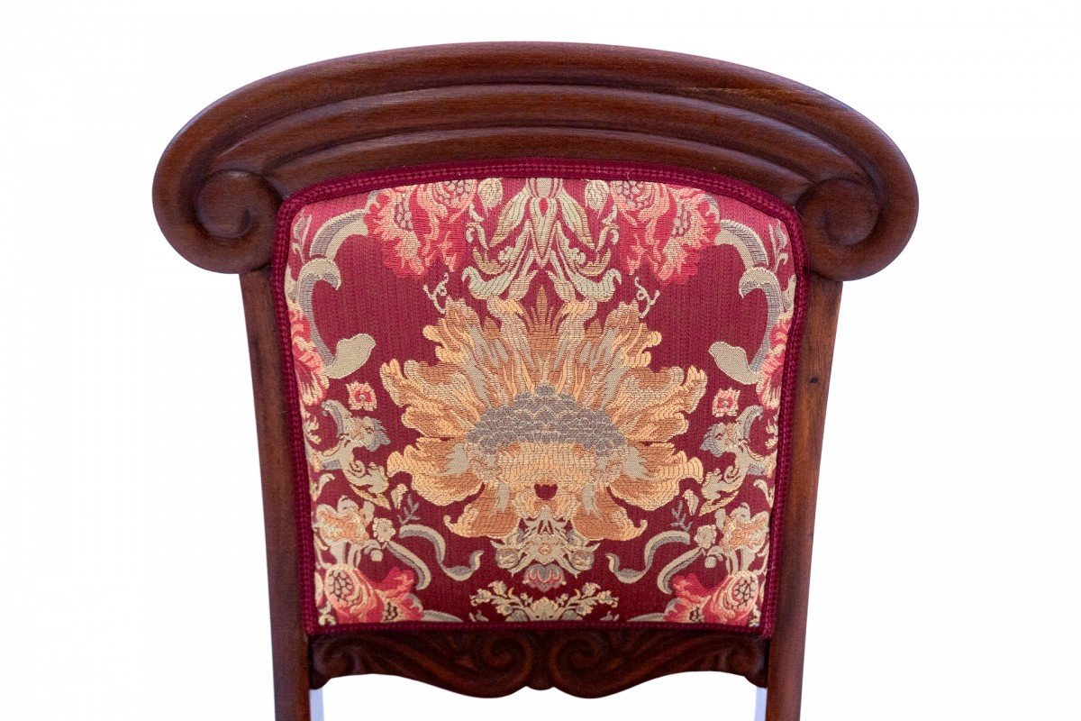 Chaise Ancienne, Europe Du Nord, Vers 1890. Après Rénovation.-photo-1