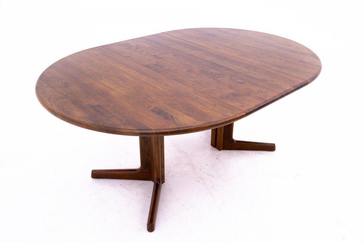 table à manger en palissandre fabriquée au Danemark par Schou Andersen-photo-6