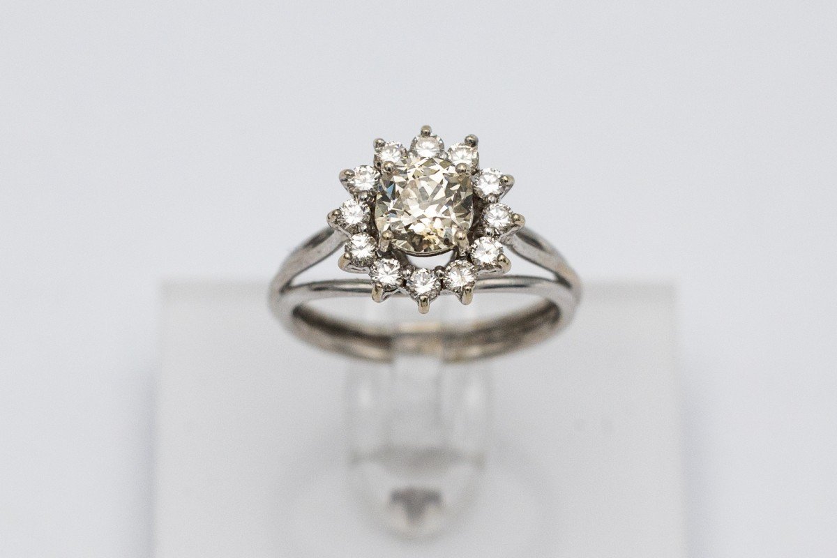 Unique Gold Ring With Diamonds, More Than 1.72 Ct.-photo-3