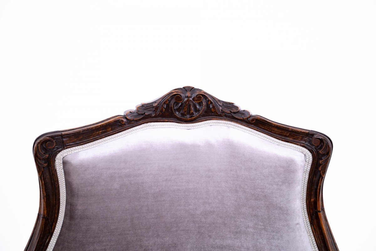 Fauteuils Gris Louis XV, France, Vers 1890.-photo-6